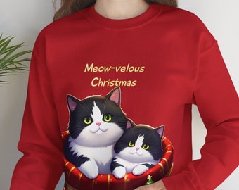 Smokingkattjultröja: Kattmamma-present