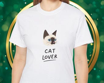 Siamese Cat T-Shirt: Cat Mom Gift, Pet Parent Humor