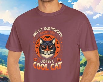 Cat Halloween T-Shirt, Cat Lover Gift