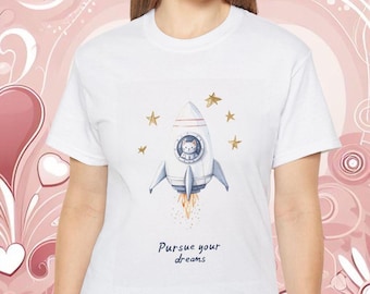 Space Cat T-Shirt: Inspiration Geschenk für Mentale Gesundheit für Katzenliebhaber