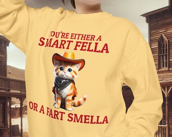 Rolig cowboykatt - Ironisk konstig gåva