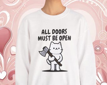 Axe Social Cat-tröja: Rolig gåva för mental hälsa