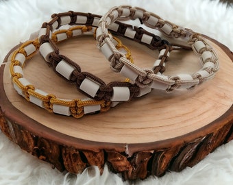 EM ceramic collar | Neck circumference can be customized I different colors - beige brown caramel