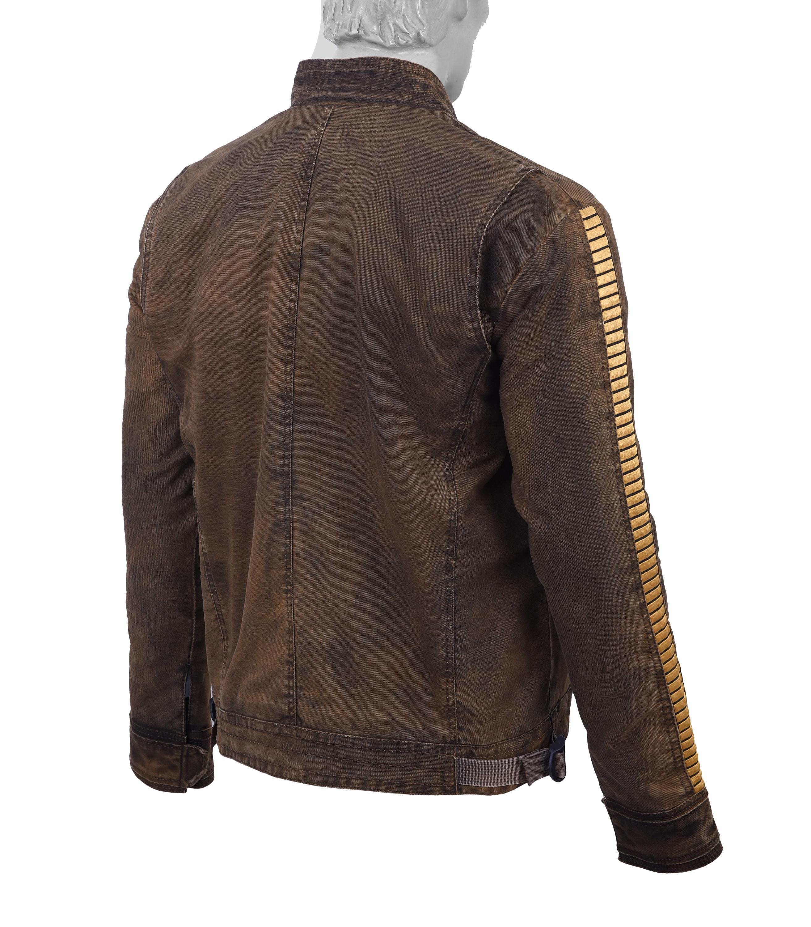 Dark Brown Strips Jacket Inspired by Star Wars Rogue One