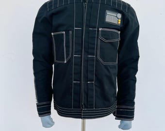 Cassian Andor Inspired Jacket: Black Rogue One Style