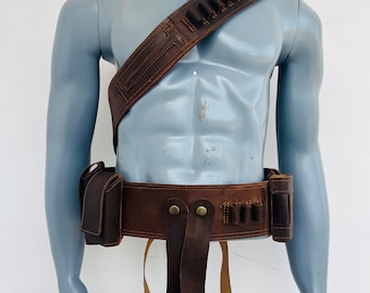 Star wars Book Of Boba Fett 1313 Leather belt.
