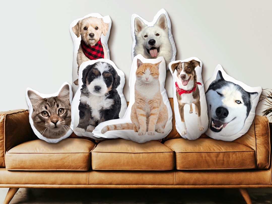 Custom Pet Pillows Dog Pillows Cat Pillows Pet Photo Etsy