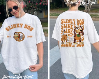Toy Story Slinky Dog Costume Shirt, Disney Slinky Dog Fan Sweatshirt, Toy Story Group Shirt, Disney Dog Shirt, Disney Team T-Shirt