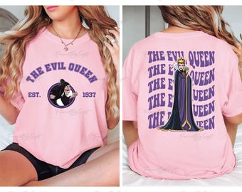 Disney Bösewichts Die böse Königin Kostüm Shirt, Bösewichte Die böse Königin Sweatshirt, Böse Königin Fan Shirt, Disney Bösewicht Passende Shirt