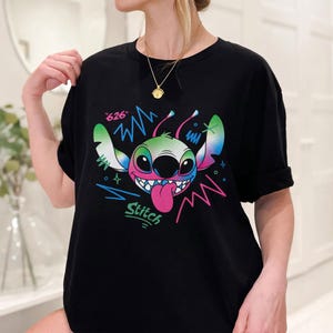 Stitch Electric Alien Experiment 626 Shirt, Vintage Disney Stitch Shirt, Disney Family Party Outfit, Stitch Shirt For Man, HC0141