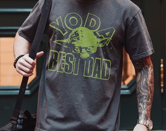 Camiseta con retrato de Yoda, camiseta del Maestro Yoda, sudadera de Star Wars, camiseta del mejor papá, camiseta de viaje a Galaxy's Edge, camiseta de Disneyland, QSA455