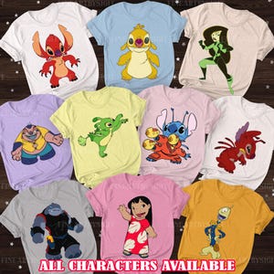 Lilo and Stitch Series Fan Shirt, Disney Channel Lilo and Stitch Team Shirt, Disney Lilo Lovers Shirt, My First Disney Trip, THA0116