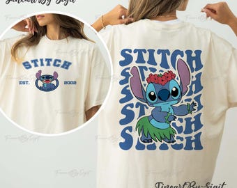 Maglietta Stitch Vacay Mode, Maglietta Stitch Hawaii, Maglietta Stitch Experiment 626, Regali per gli amanti di Stitch, Maglietta Disney Family Trip