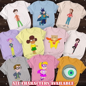 Disney Hamster & Gretel Team Shirt, Disney Gretel Fred Bailey Shirt, Disney Channel Gretel Fan Shirt, Disney Hiromi Birthday Oufit, BYA474