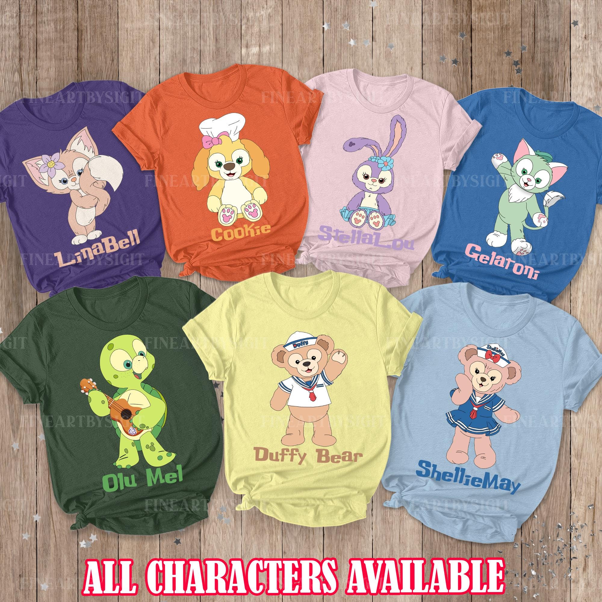 Disney Duffy and Friends Shirt, Disney Shelliemay Linabell Shirt
