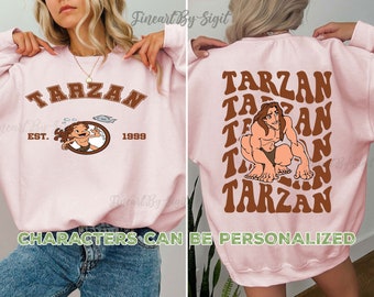 Disney Tarzan Sweatshirt, Tarzan 1999 Costume Shirt, Disney Tarzan Movie Shirt, Disney Tarzan Fan Shirt, Disney Animal Kingdom Shirt