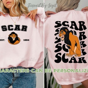 Scar Lion King Shirt, Lion King Vintage Disney Shirt, The Lion King Shirt, Disney Gift Shirt, Disney Shirt