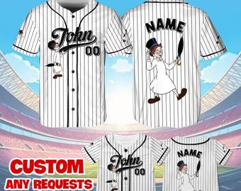 Peter Pan John Darling Jersey Shirt, Disney Peter Pan Baseball Jersey, John Darling Cosplay, Disney Family Shirts, Magic Kingdom Shirt, QJ14