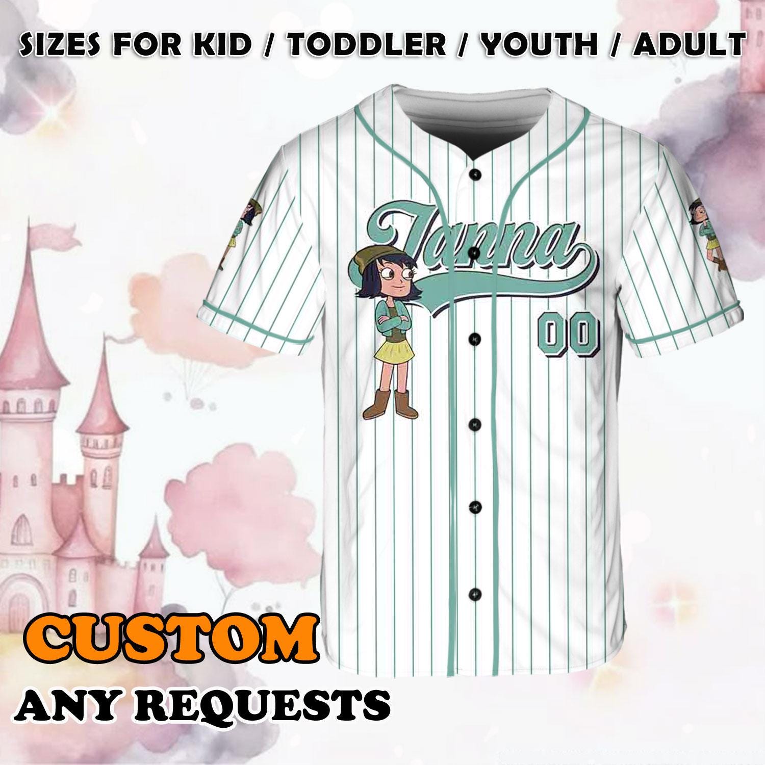 Janna Ordonia Jersey Shirt, Star Vs the Forces of Evil Baseball