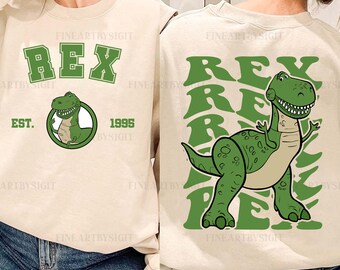 Toy Story Rex Costume Sweatshirt, Toy Story Rex Fan Shirt, Toy Story Characters Shirt, Toy Story Rex Birthday Shirt, Toy Story Lover Gifts