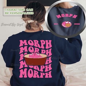 Treasure Planet Morph Sweatshirt, Treasure Planet Team Shirt, Disney Morph Fan Shirt, Morph Pink Blob 2 Sided Shirt, Disney Trip Shirt