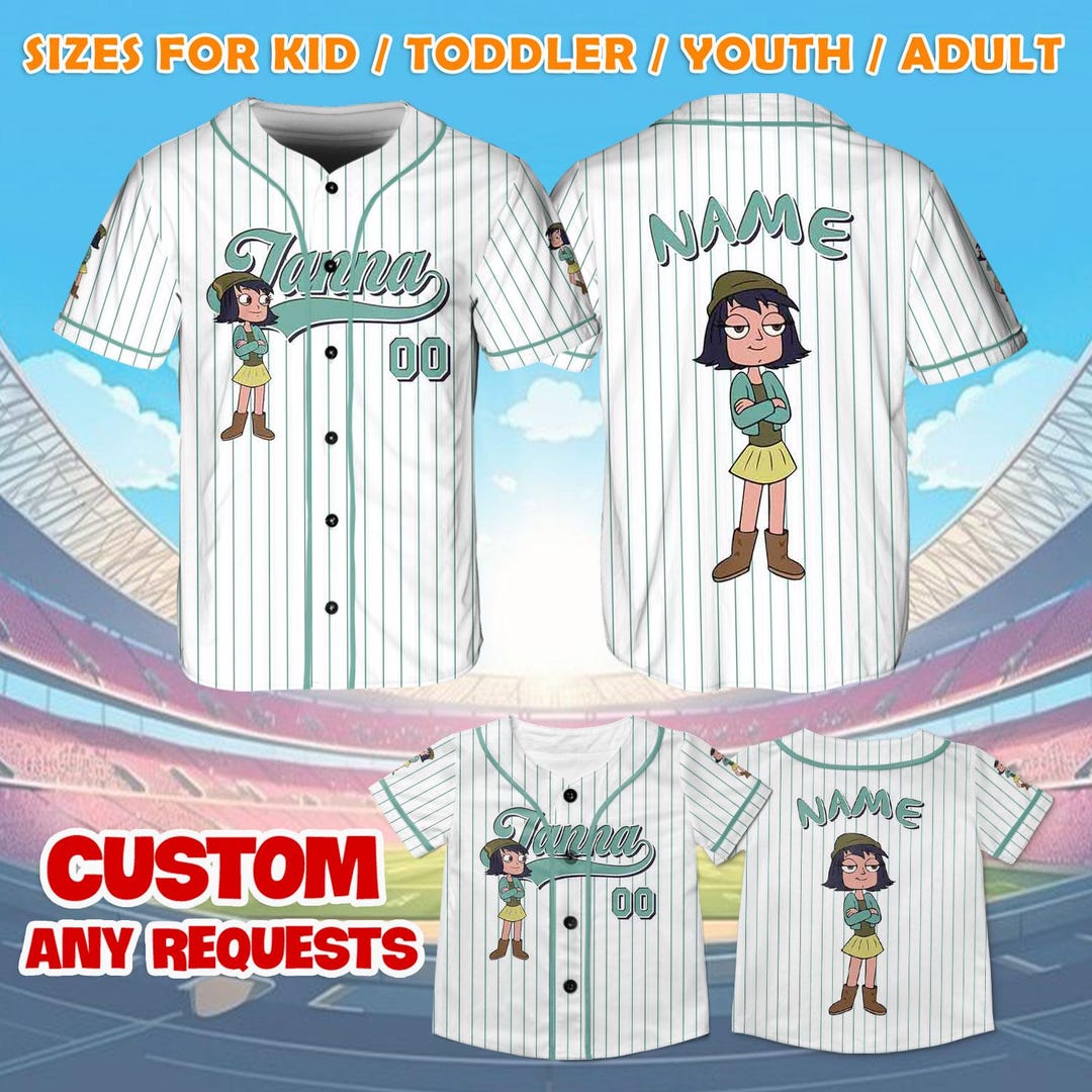 Janna Ordonia Jersey Shirt, Star Vs the Forces of Evil Baseball