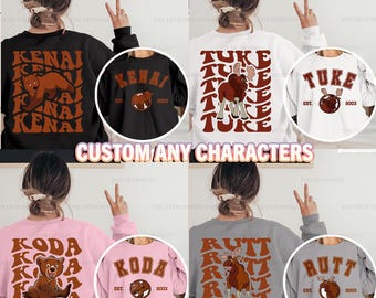 Disney Brother Bear Team Sweatshirt, Brother Bear Family Shirt, Brother Bear Kenai Koda Shirt, Disney Team T-Shirt, Disney Lover Gifts