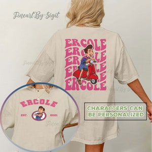 Luca Ercole Shirt, personalisierte Disney Familie passendes T-Shirt, Luca Familiengeburtstag Shirts, Luca Alberto Giulia Ercole