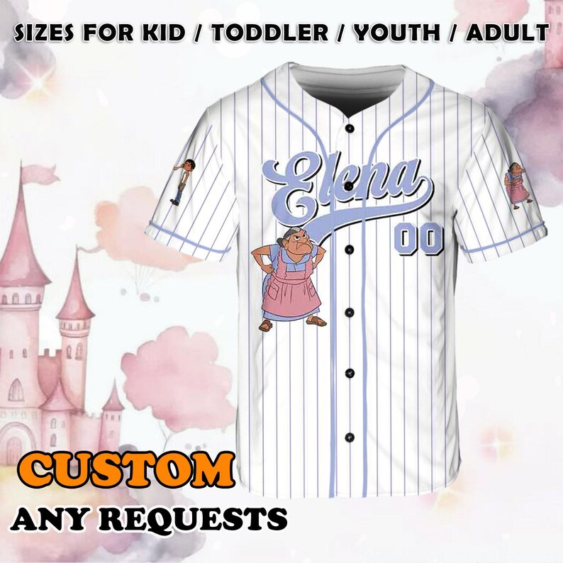 pixar-coco-elena-rivera-abuelita-jersey-shirt-disney-coco-baseball