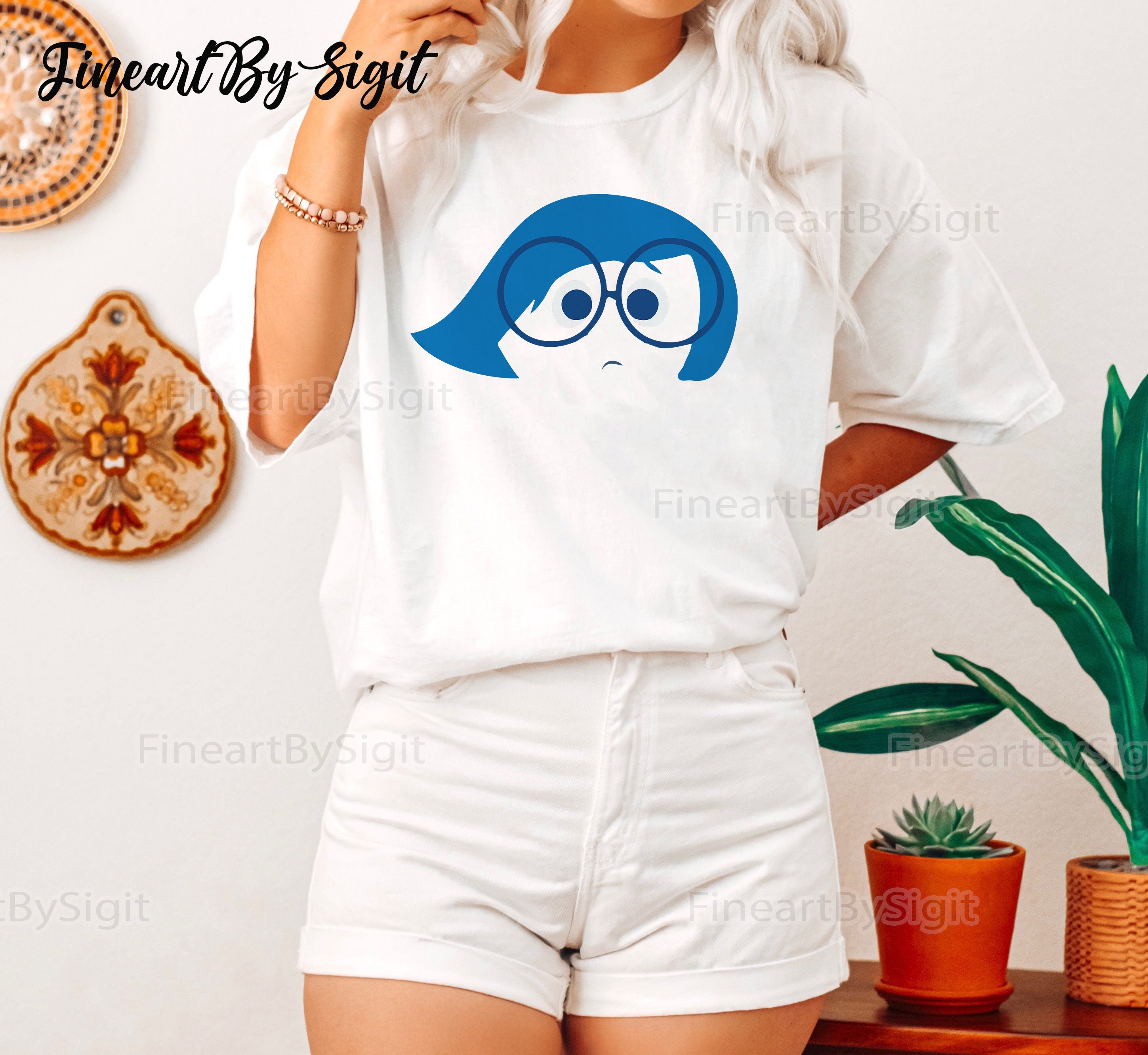Inside Out 2 Big Face Shirt, Inside Out Group Cosplay