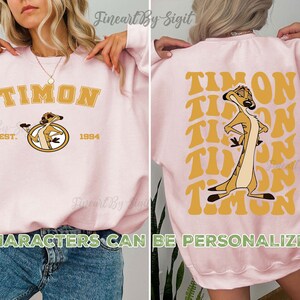 Chemise Timon Le Roi Lion, Chemise Famille Animal Kingdom, Chemise Disney Mode Safari, Chemise Disney Pour Garçon, Animal Kingdom