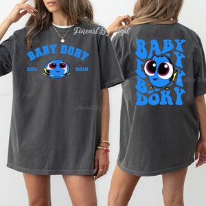 Finding Nemo Baby Dory Shirt, Finding Nemo Characters Shirts, Nemo Dory T-Shirt, Finding Dory Marlin Squirt Bruce Family Group Matching