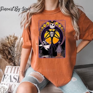 Nightmare Before Christmas Jack Zero Tarot Card Shirt, Disney Horror Nights Sweatshirt, Trick Or Treat Hoodie, Disney Trip Shirt, HC0599