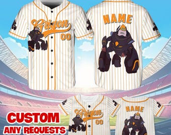 Chemise en jersey Pixar Elio Lord Grigon, maillot de baseball Disney Elio, Cosplay Lord Grigon, chemise de voyage Disney, chemise Magic Kingdom, QJ96