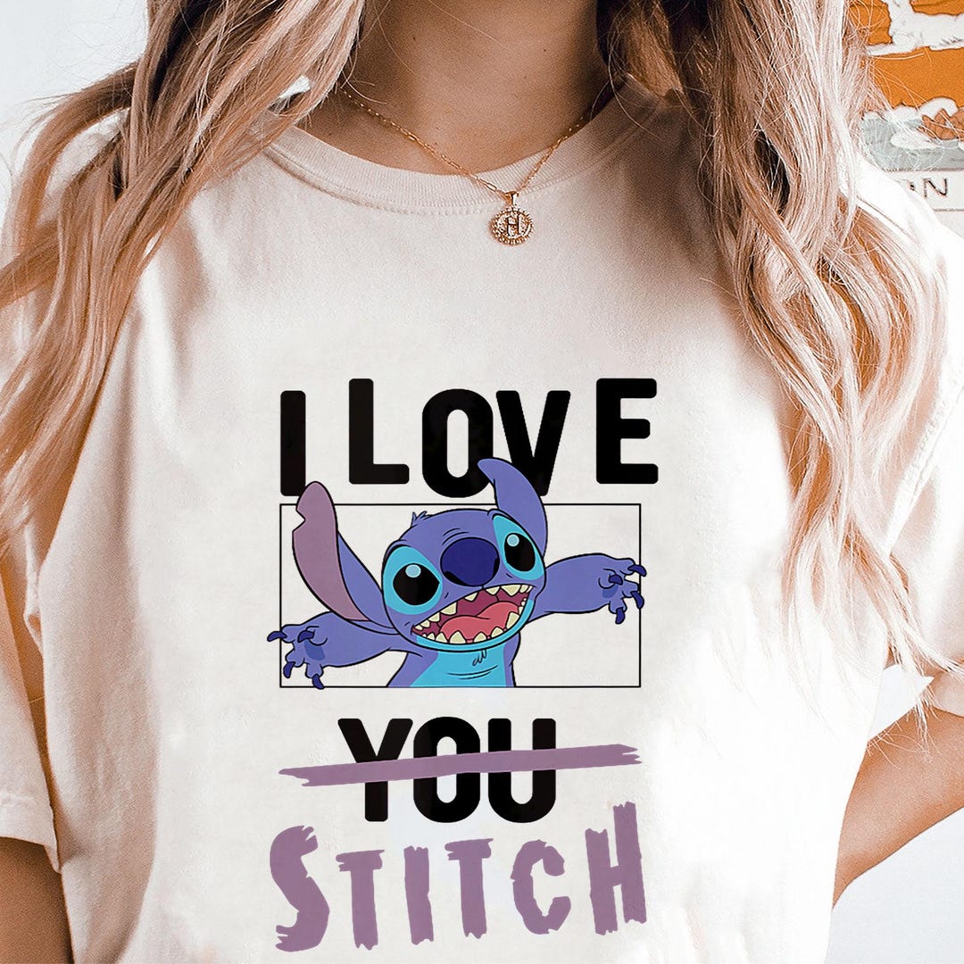 Lilo & Stitch Valentines Day I Love Stitch Shirt, Happy