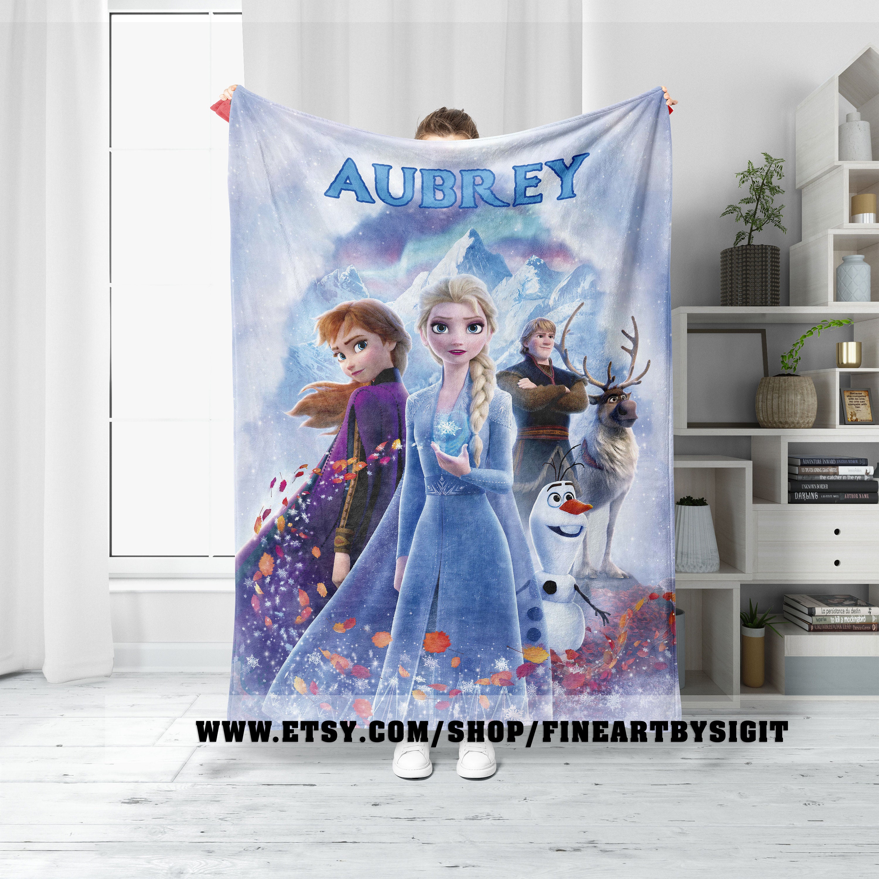 Frozen Anna Blanket Etsy