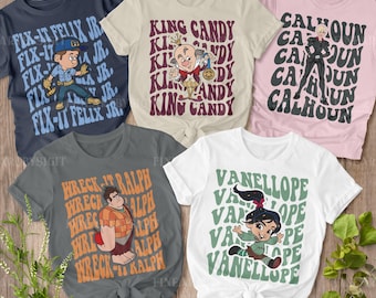 Wreck it Ralph Kostüm Shirt, Prinzessin Vanellope Shirt, Wreck it Ralph Charaktere Shirt, Wreck it Trip Shirt, Disney World Shirt