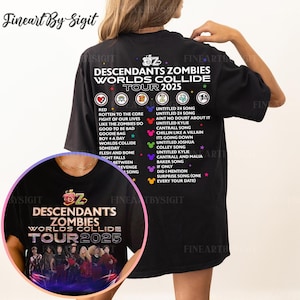 Descendants Zombies Worlds Collide Tour T-shirt, Descendants Team Matching Shirt, Descendants Zombies Worlds Collide Tour Oufit, THA267