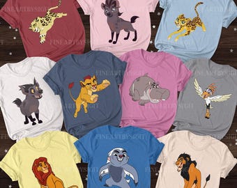 The Lion Guard Matching Shirt, Disney Kiara Janja Nala T-shirt, Simba Birthday Costume Shirt, Disney Kids Shirt, Disney Merch, BYA646