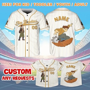 Treasure Planet Jim Hawkins Jersey Shirt, Disney Treasure Planet Baseball Jersey, Jim Hawkins Cosplay, Disney Family Shirts, QJ24