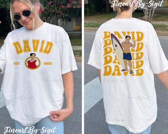 Lilo und Stitch David Surfen Shirt, Disney David Fan Shirt, Lilo und Stitch David Kostüm Shirt, Ohana bedeutet Familie Shirt, BTW Trip Shirt