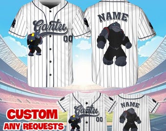 Lilo And Stitch Gantu Jersey Shirt, Disney Lilo & Stitch Baseball Jersey, Gantu Cosplay, Disney Family Shirts, Disney World Shirt, TGA084