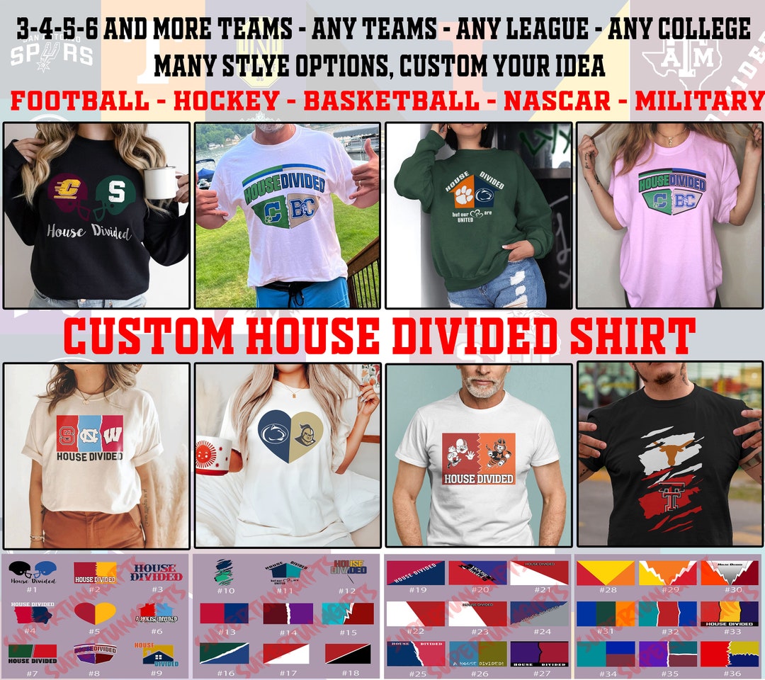 Custom House Divided Shirt House Divided Baby Clothes House Etsy