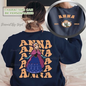 Custom Anna Frozen Shirt, Frozen Anna Shirt, Disney Frozen Elsa Shirt, Magic Kingdom Shirt, Disney Frozen Olaf Shirt, Disneyland Trip Shirt