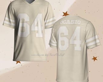 Ocasio 64 Sport Football Jersey, Puerto Rico Football Fan Shirt, V-Neck Jersey Shirt, Puerto Rico Team Jersey, Gift for Fans