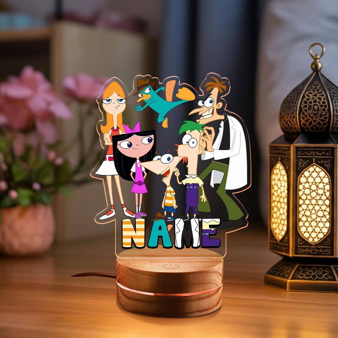 Perry The Inventor Phineas and Ferb Movie Night Light, Disney Phineas and Ferb Perry Light ...