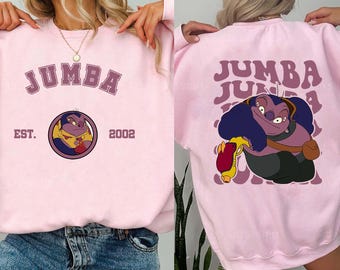 Sudadera Jumba de Lilo y Stitch, camiseta de disfraz de Jumba de Disney, regalo de cumpleaños para fans de Jumba, camiseta familiar de Disney, camiseta de viaje a Disney