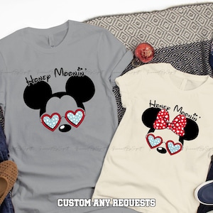 Camiseta de luna de miel en Disney 2025, camiseta de viaje de luna de miel a Disneyland, camiseta de regalo para pareja, camiseta de Disney para esposa y esposo