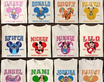Disney All Characters Shirt, Disney Characters Shirt, Mickey And Friends Shirt, Disney Group Shirt, Disney Family Shirt, Disney Trip Gift