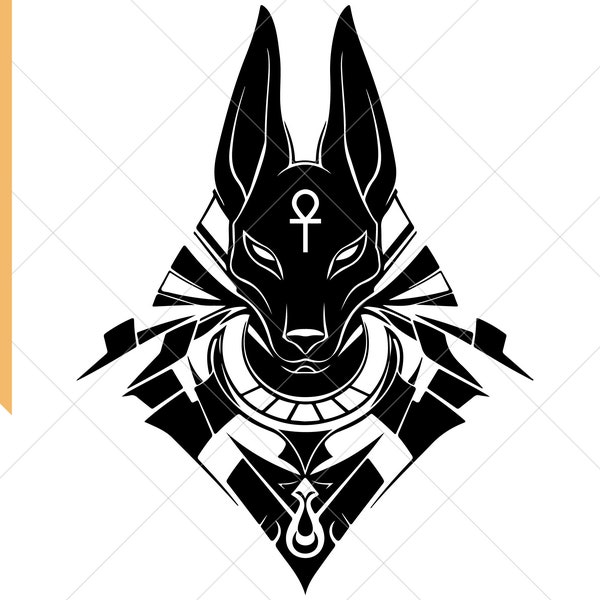 Anubis SVG File | Ancient Egypt | Egyptian Mythology Svg, Png Clipart